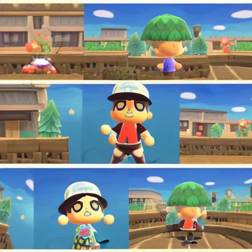 Image similar to drake in animal crossing