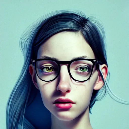 Prompt: beautiful portrait of a hopeless, worthless, lonely, ( young woman ) lawyer, stunning, intelligent, fashionable, vivid!!, sharp, crisp, colorful!!, ultra ambient occlusion, reflective, universal shadowing, fantasy art, extremely even lighting, art by wlop, dr seuss!!, ilya