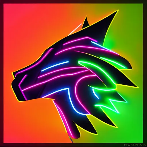 Prompt: the most original and beautiful profile picture on discord, symetrical, 4 k, beautiful gorgeous digital art, trending on artstation, neon lights, colorful, joyful