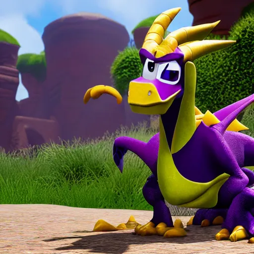 Prompt: Spyro the dragon as a human 8k Hyper realistic unreal engine