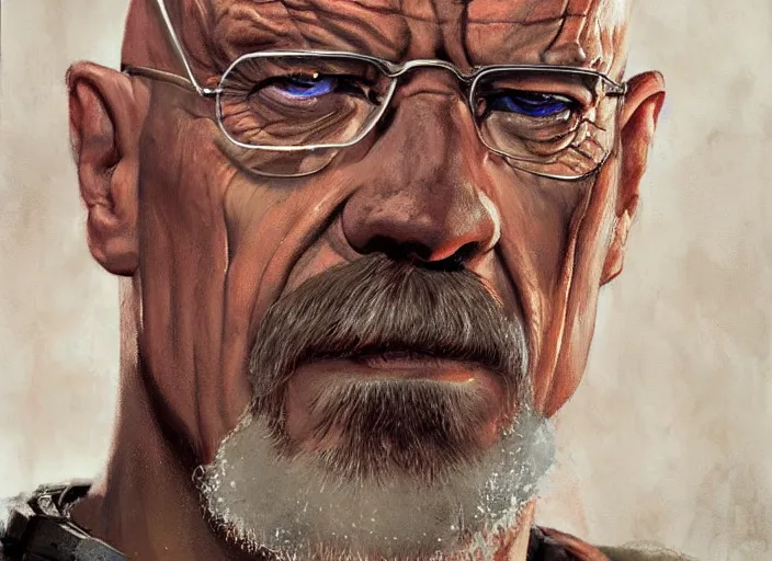 a highly detailed beautiful portrait of walter white | Stable Diffusion ...