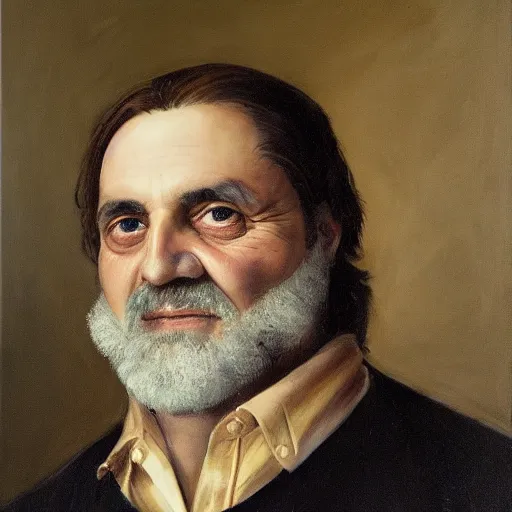 Image similar to ramiz karaeski, realistic, portrait