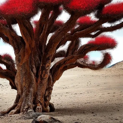 Prompt: dragon blood tree