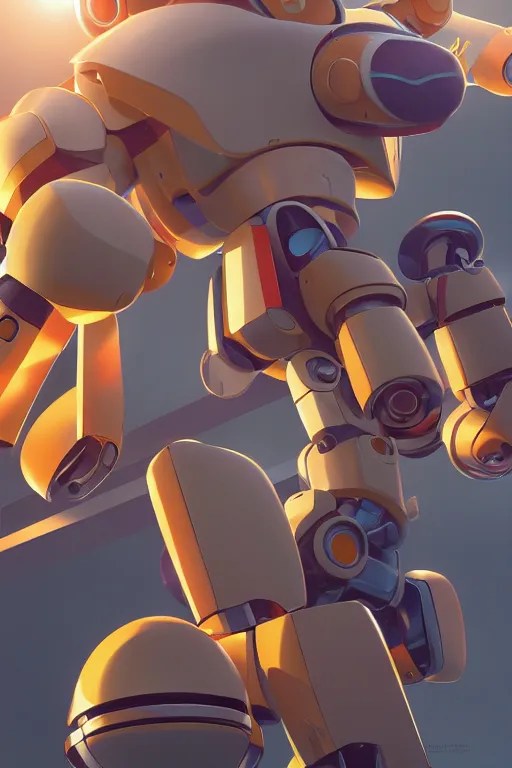 Image similar to metabots medabots medarotto medarot robot minimalist comics, behance hd by jesper ejsing, by rhads, makoto shinkai and lois van baarle, ilya kuvshinov, rossdraws global illumination ray tracing hdr radiating a glowing aura