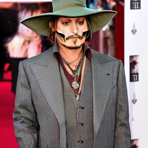 Image similar to Johnny Depp playing Yoda