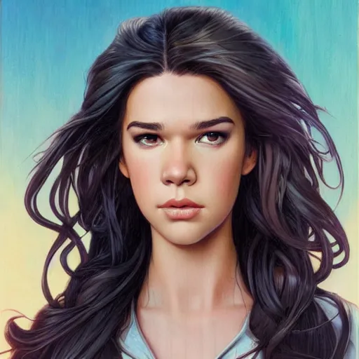 Image similar to Hailee Steinfeld as Kate Bishop (Marvel) by Karol Bak, Lisa James and jeremiah ketner