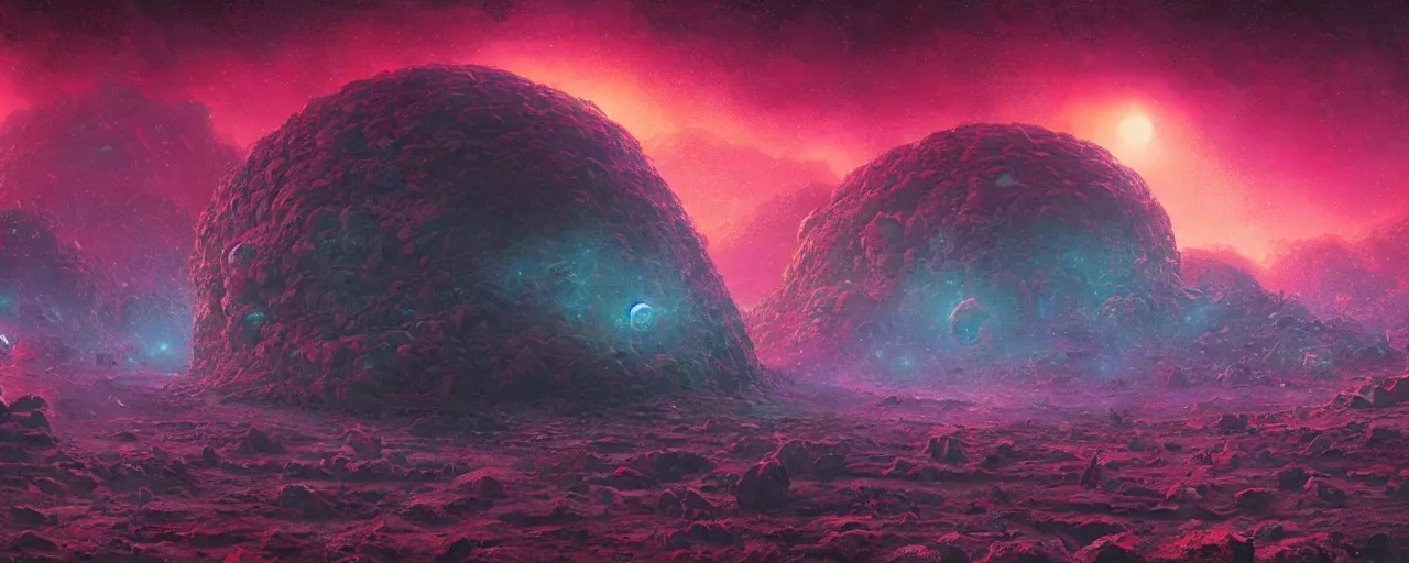 Image similar to ” barren asteroid, [ cinematic, detailed, epic, widescreen, opening, establishing, mattepainting, photorealistic, realistic textures, octane render, art by paul lehr ] ”