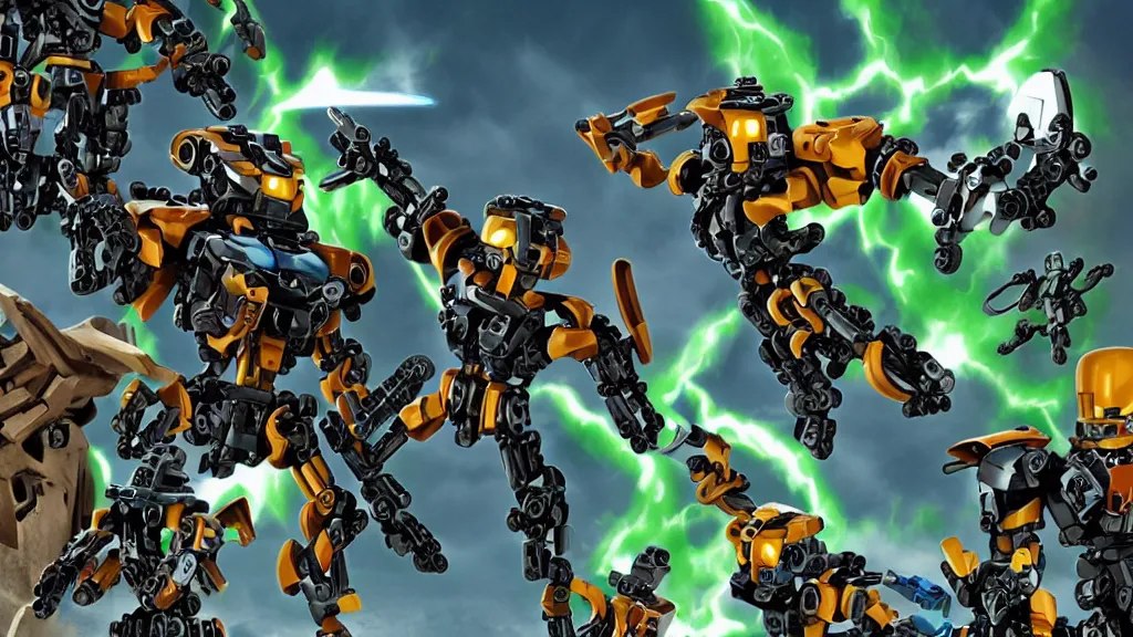 Image similar to new Bionicle sets promo 2022