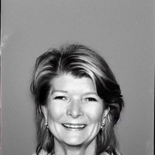 Image similar to martha stewart's mugshot