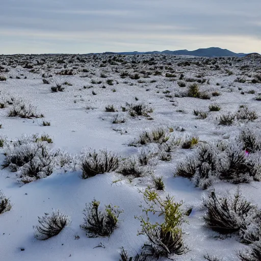 Image similar to snow in the mexican desert