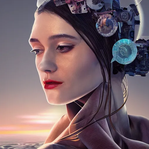 Prompt: ' miss anthropocene'album cover!!!!, trending on artstation, award winning, cgsociety contest winner, 4 k quality, photorealistic