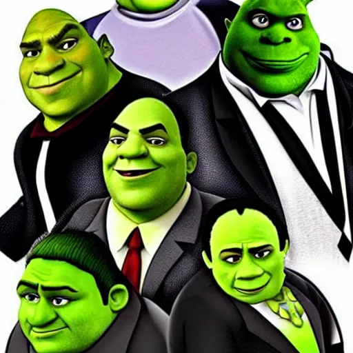 Prompt: “ the sopranos ” morphed with shrek 1 0 2 4 x 1 0 2 4