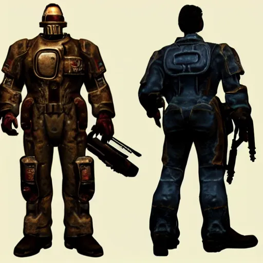 Image similar to fallout 4 character but rendered in n 6 4 graphics.