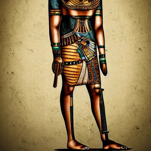 Image similar to steampunk ancient egyptian