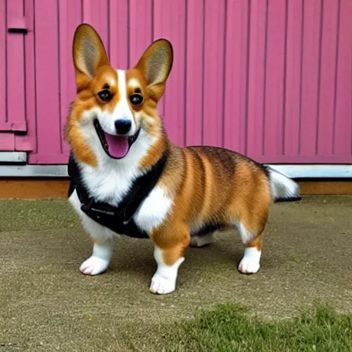 Prompt: a corgi in austin, texas