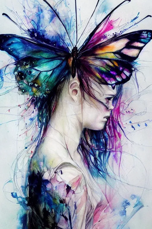 Prompt: butterfly art by agnes cecile, beautiful, soft, smooth cfg = 3