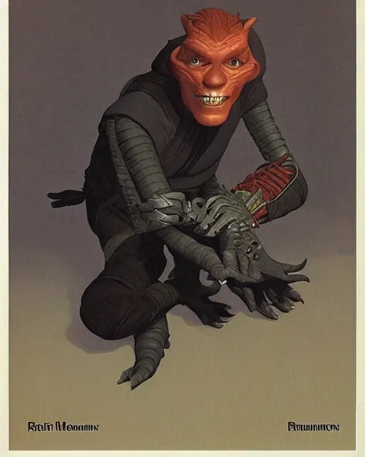 Image similar to grimthorn, portrait by ralph mcquarrie