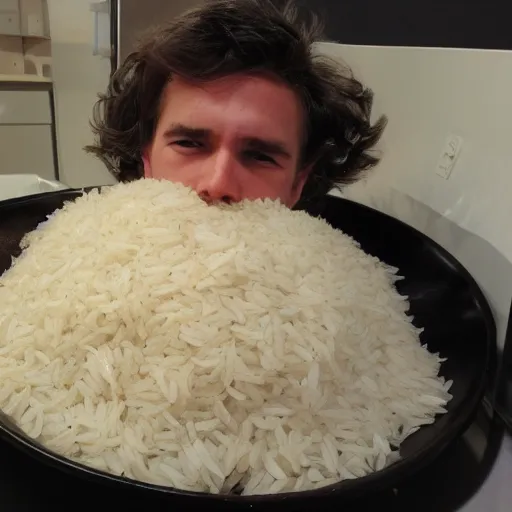 Image similar to a pile of rice with reece withersonn face