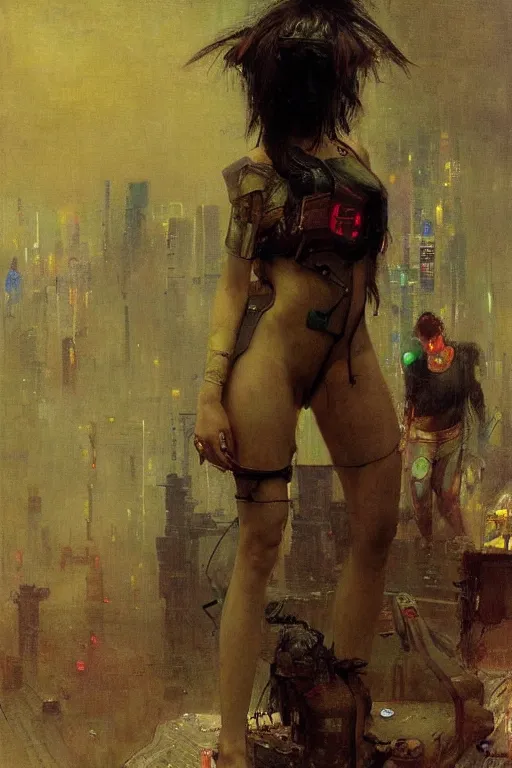 Prompt: cyberpunk by Ilya Repin