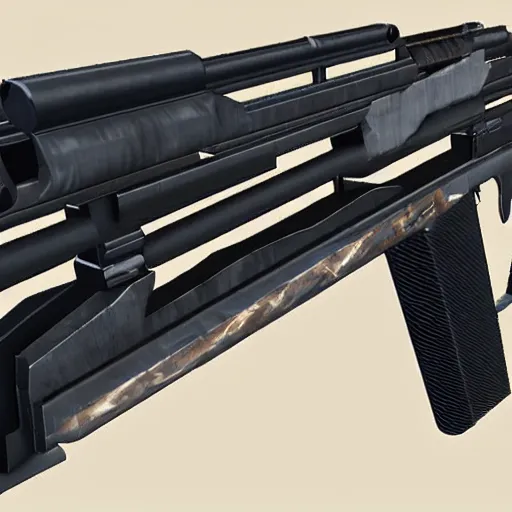 Prompt: futuristic weapon shotgun