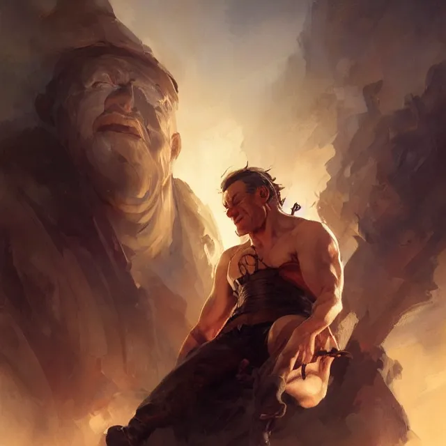 Prompt: christof romuald, by stanley artgerm lau, wlop, rossdraws, frank frazetta, andrei riabovitchev, marc simonetti