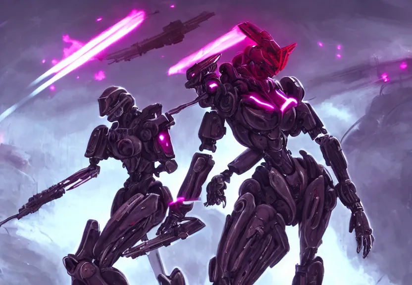 Prompt: epic cinematic shot of singular stunning beautiful hot anthropomorphic mecha female dragon fighting in the nuclear war with laser rifle, has silver armor and fuchsia skin, skeletons riddling the ground, bleak atmosphere, warframe fanart, terminator art, epic scale, furaffinity, deviantart, octane