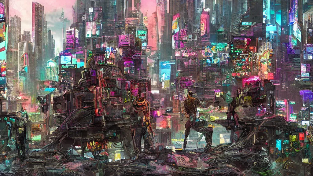 Image similar to cyberpunk mayans