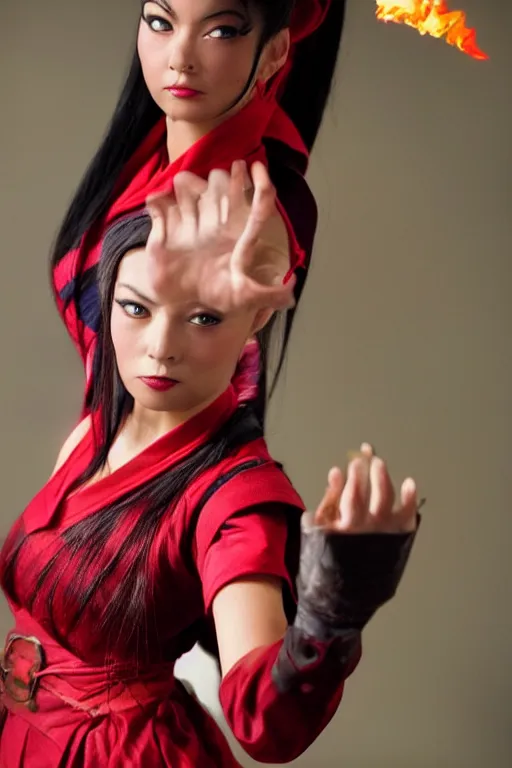 Image similar to photo of real life Azula from Avatar