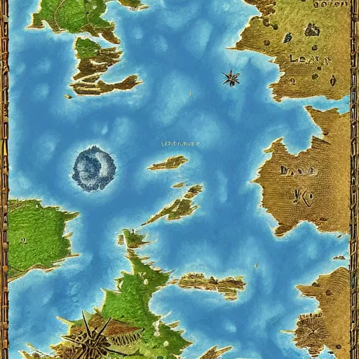 Image similar to fantasy map, high resolution, atlas, high quality