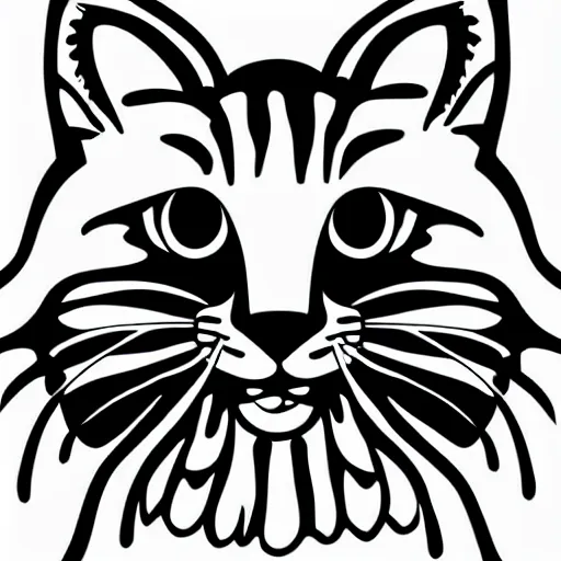 Image similar to “cute kitty vector art”