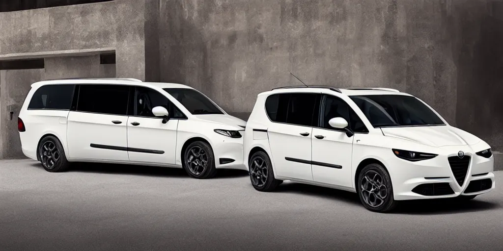 Image similar to 2022 Alfa Romeo Minivan