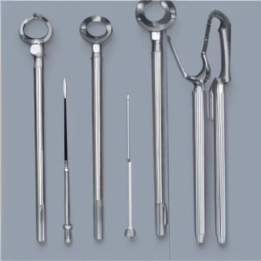 Prompt: orthopedic instrument maker, very photorealistic, professional photography