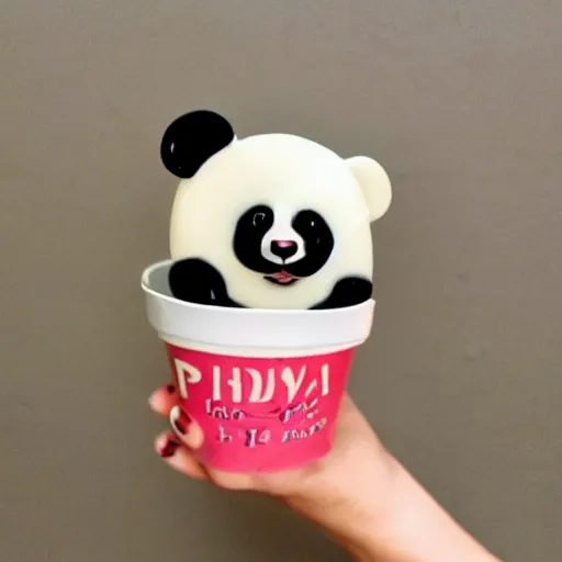 Image similar to panda ice cream