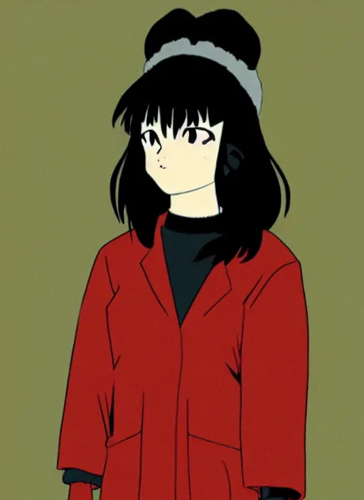 Prompt: Twin Peaks character designed by Rumiko Takahashi