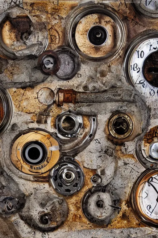 Prompt: A photo of time traveling device, capacitors and coils inside by Annie Lebovitz and Steve McCurry, grungy, weathered Ultra detailed, hyper realistic, 4k