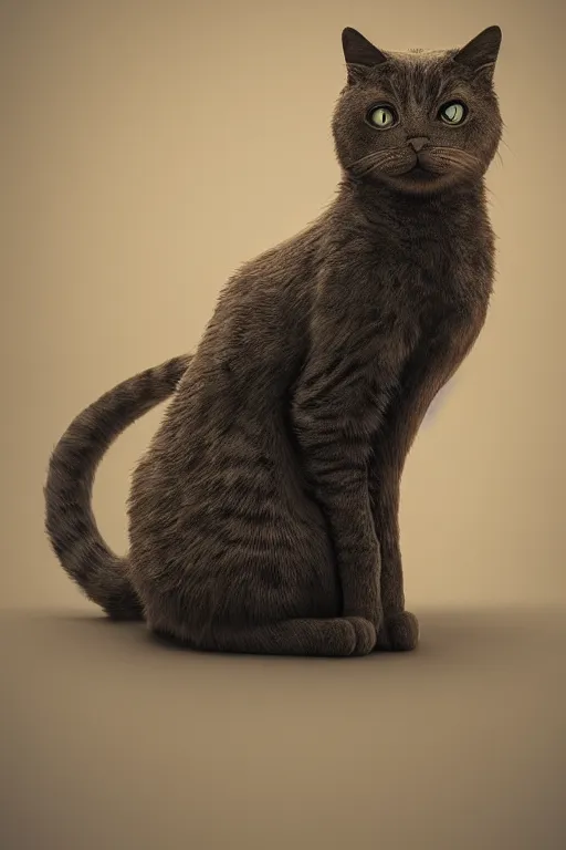 Image similar to cat gentleman, ultra realistic, concept art, intricate details, highly detailed, photorealistic, octane render, 8 k
