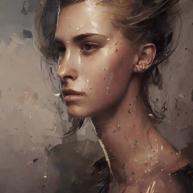 Image similar to beauty girl, hyper detailed, insane details, intricate, elite, elegant, luxury, by ismail inceoglu dragan bibin hans thoma greg rutkowski alexandros pyromallis rene maritte illustrated, perfect face, fine details, realistic shaded, fine - face, pretty face