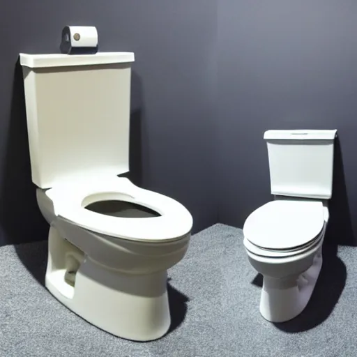 Image similar to gaming chair as toilet