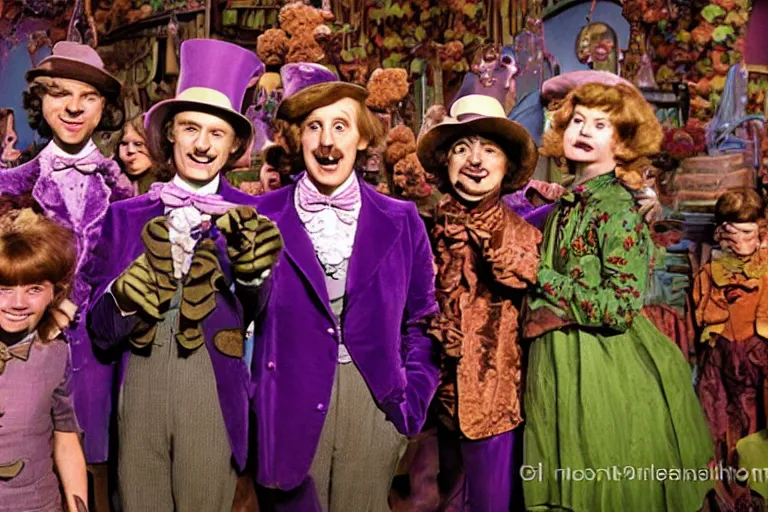 Prompt: an amazing award winning photo of the backrooms from willy wonka ’ s chocolate factory