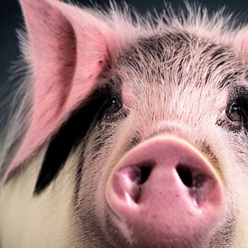 Image similar to NYTimes - interview with Paul Grauf the first person to have a Pig's snout transplanted on his face