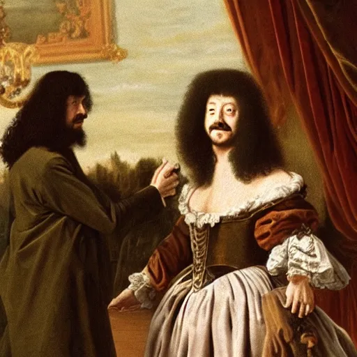 Image similar to Walter White meeting Louis XIV