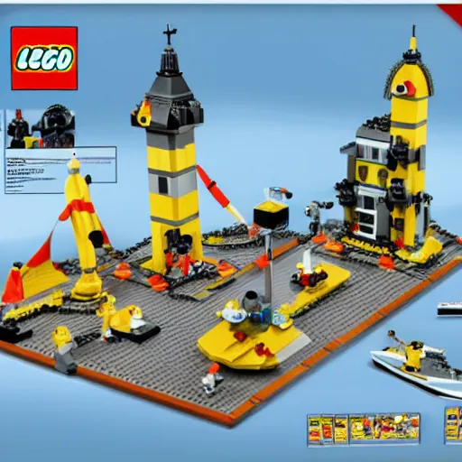 Image similar to Guantanamo bay Lego Set