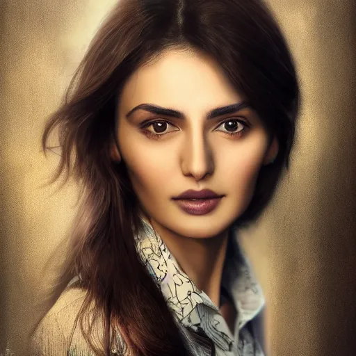 Prompt: ebru sahin realistic, cinematic portrait