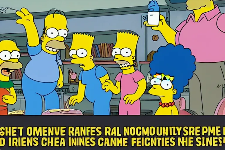 Prompt: The Simpsons banned episode, hilarious, wacky, screenshot, HD