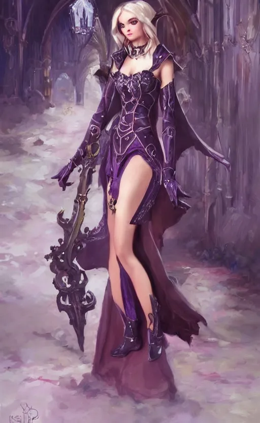 Image similar to Alchemy Imperial Princess knight gothic girl. By Konstantin Razumov, highly detailded