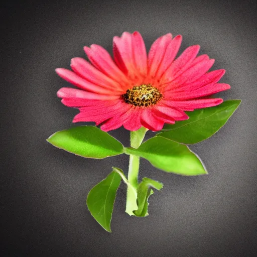 Image similar to a picture of a cute flower with a cartoon face, photorealistic, depth of field, 4k