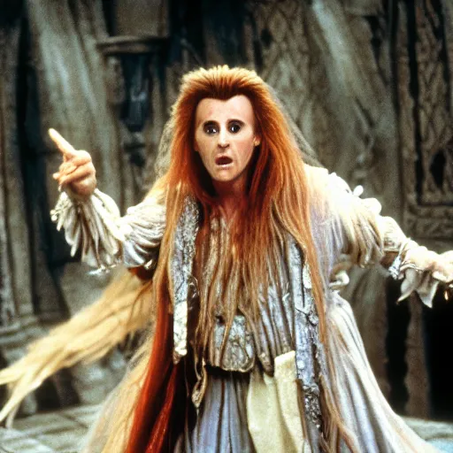 Prompt: movie still pictures from labyrinth 2