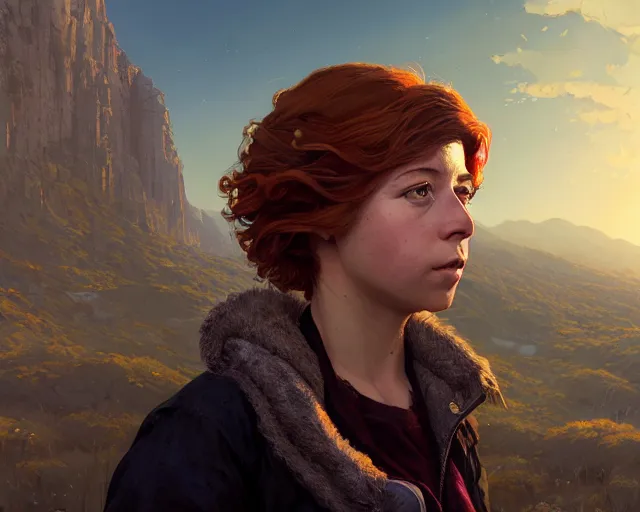 Prompt: highly detailed portrait of jessie buckley, in gta v, stephen bliss, unreal engine, fantasy art by greg rutkowski, loish, rhads, ferdinand knab, makoto shinkai and lois van baarle, ilya kuvshinov, rossdraws, tom bagshaw, global illumination, radiant light, detailed and intricate environment