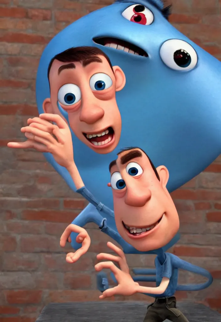 Image similar to Andrew tate as a pixar character