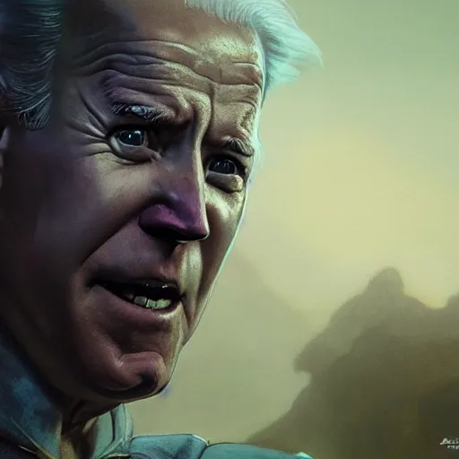 Prompt: joe biden as reptiloid, ultra realistic, concept art, intricate details, eerie, highly detailed, photorealistic, octane render, 8 k, unreal engine. art by artgerm and greg rutkowski and alphonse mucha